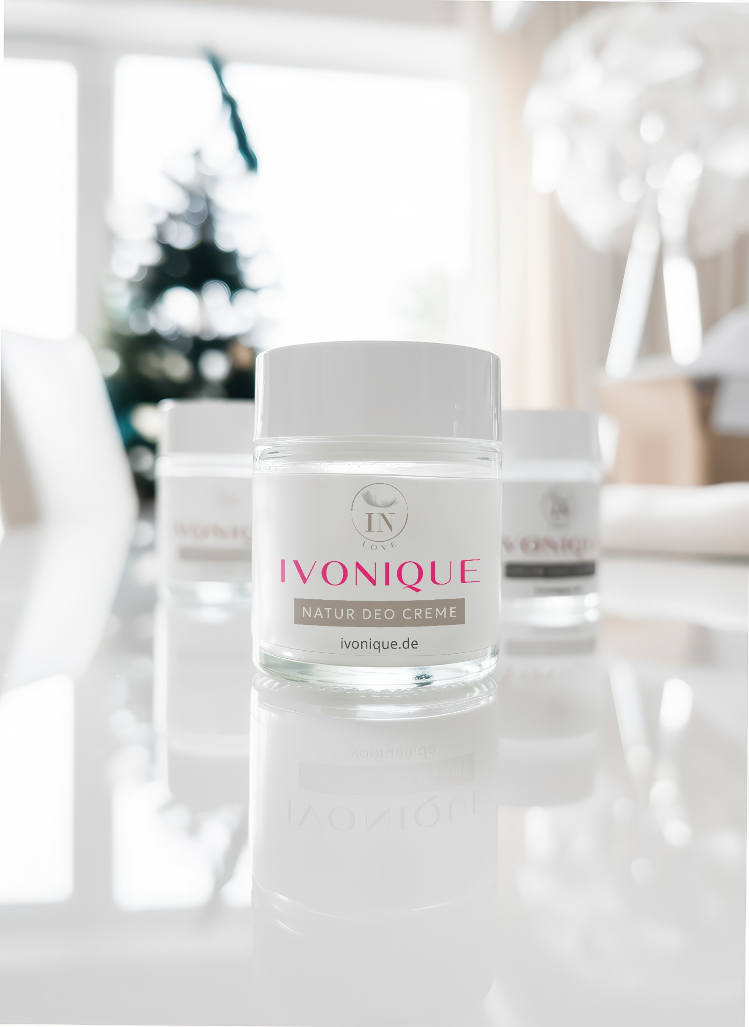 Markteinführung. Entwicklung des Markennamens Natur Deo Creme von Ivonique